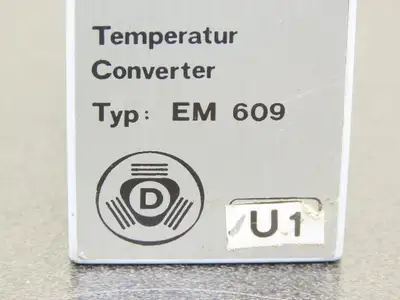 Max Dätwyler EM609 Temperature Converter 11-Pin Relay
