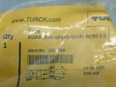 NEW TURCK BI20UCK40AP6X2H1141 W/BS 2.0