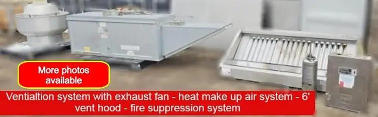 Used CUSTOM VENT SYSTEM Restaurant Equipment (Miscellaneous) British Columbia CA | Surrey Food Equipment #1020138