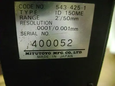 1490-700 Mititoyo Digimatic Height Indicator/Stand Model # 543-425-1