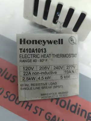 Used HONEYWELL T410A1013 Misc Electrical & Power Parts Ohio US | Surplus Asset Holdings #1240822