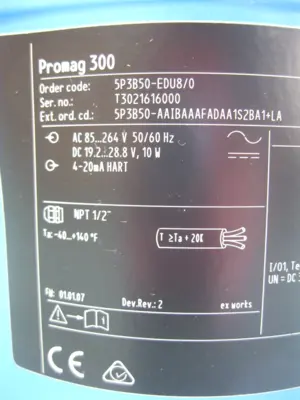 NEW Endress+Hauser 5P3B50-AAIBAAAFADAA1S2BA1+LA
