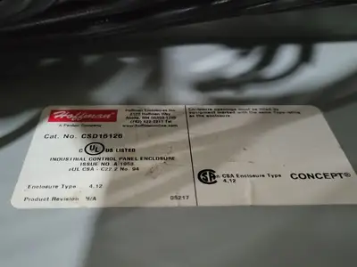 Used HOFFMAN CSD16126 Misc Electrical & Power Parts British Columbia CA | Lenmark #252337