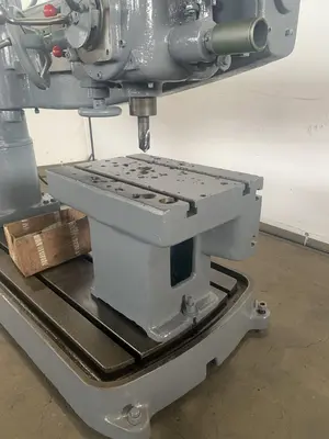 4' X 9" CINCINNATI-BICKFORD RADIAL ARM DRILL.STOCK # 0311023