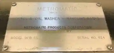USED METROMATIC 1418-SS