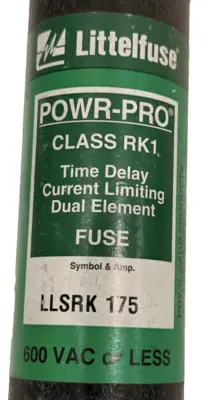 USED LITTELFUSE LLSRK 175
