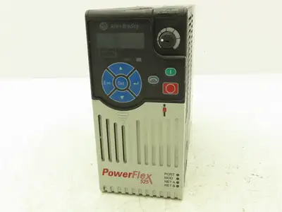 Allen Bradley 25B-D6P0N104 Powerflex 525 3Hp VFD AC Drive 480V 50/60Hz FRN 3.001