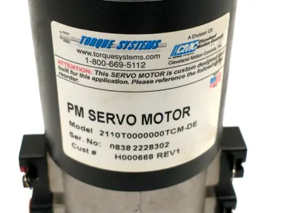 Used Cleveland Motion Controls, Torque Systems 2110T0000000TCM-DE Servo Motors Michigan US | Maverick Industrial Sales #1389204