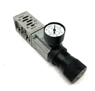 USED FESTO INTERMEDIATE PRESSURE REGULATOR PLATE 13000434