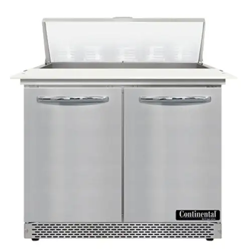 Continental SW36N10C-FB 36" Sandwich/salad Prep Table W/ Refrigerated Base, 115v