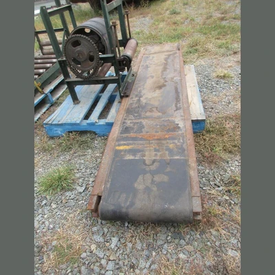 12in Wide x 20ft Long Inclined Conveyor with Add. 16in Wide x 7.5ft Long Section