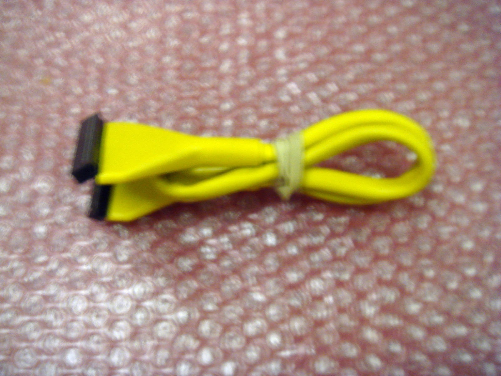 Used FC-34P 34-Pin Female Round Yellow Cables (1ft 11.5" Long)