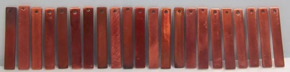 QTY. 22. LPG POLISHED COPPER CORROSION TEST STRIPS...