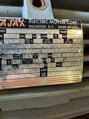 Used AJAX 256T A.C. Motors Ohio US | Surplus Asset Holdings #1187553