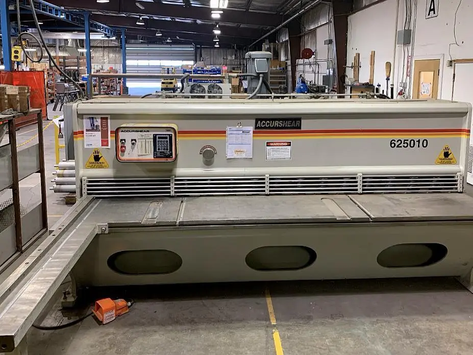 Used 1996 ACCURSHEAR 625010 Power Squaring Shears (Inch) Illinois US | Machine Factory Outlet #1264355