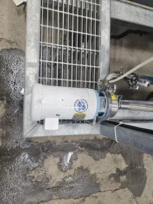 Used 110 Gallon Mixing Tank, 316 Stainless steel
