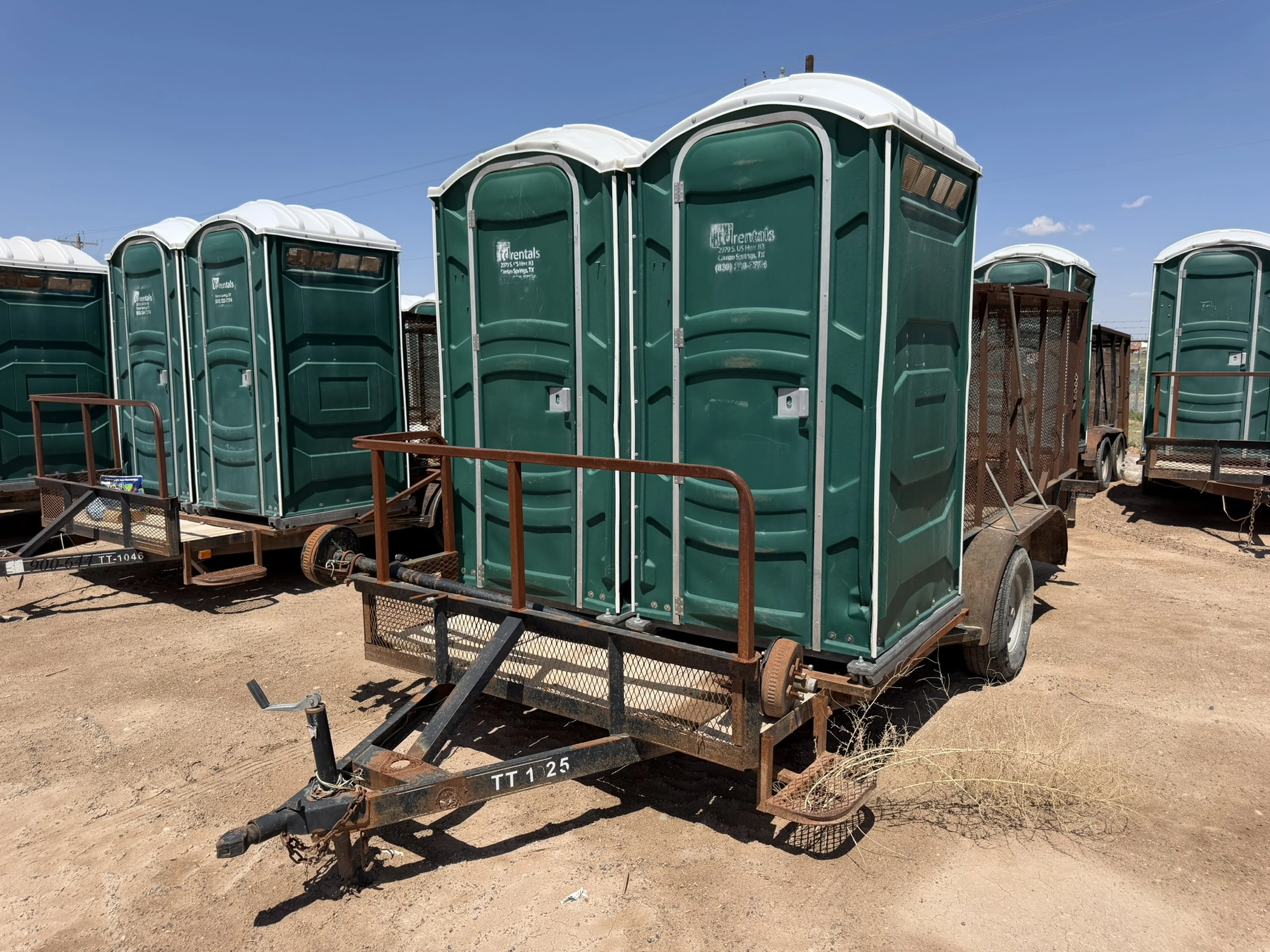 Used 2011 ASSEMBLED TRASH/PORTA JOHN TRAILER Misc Trailers Texas US | Miedema Asset Management Group #1312680