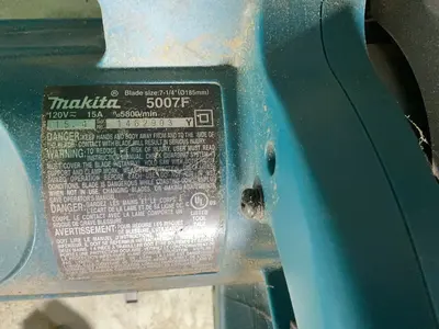 Used MAKITA 5007F Woodworking Panel Saws Ohio US | HGR 24 #1301715