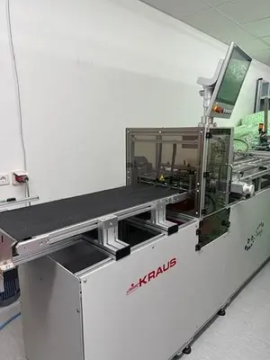 USED 2018 B+B AUTOMATION KRAUSS SERIALIZATION LINE FOR PRINTING FOLDING BOXES OF MEDICINES
