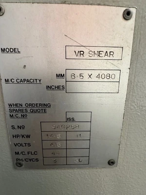VR Shear 6.5mm x 4080