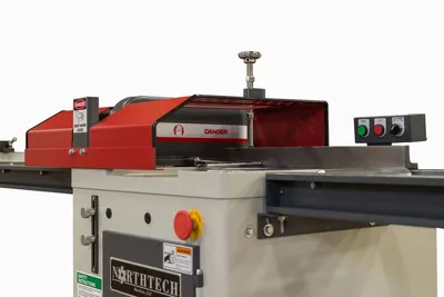 Northtech NT CS18LPBA‑1032 18″ 10 HP Upcut Saw With Dual Palm Buttons (Left‑Hand Cut) 230V