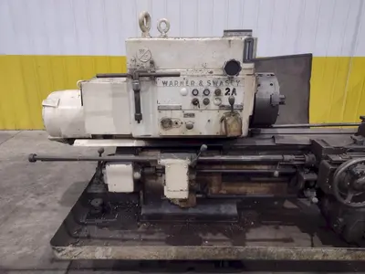 #2A WARNER & SWASEY MODEL #M-3470 TURRET LATHE WITH CROSS SLIDING TURRET, 4.75" HOLE: YOBRO #24548