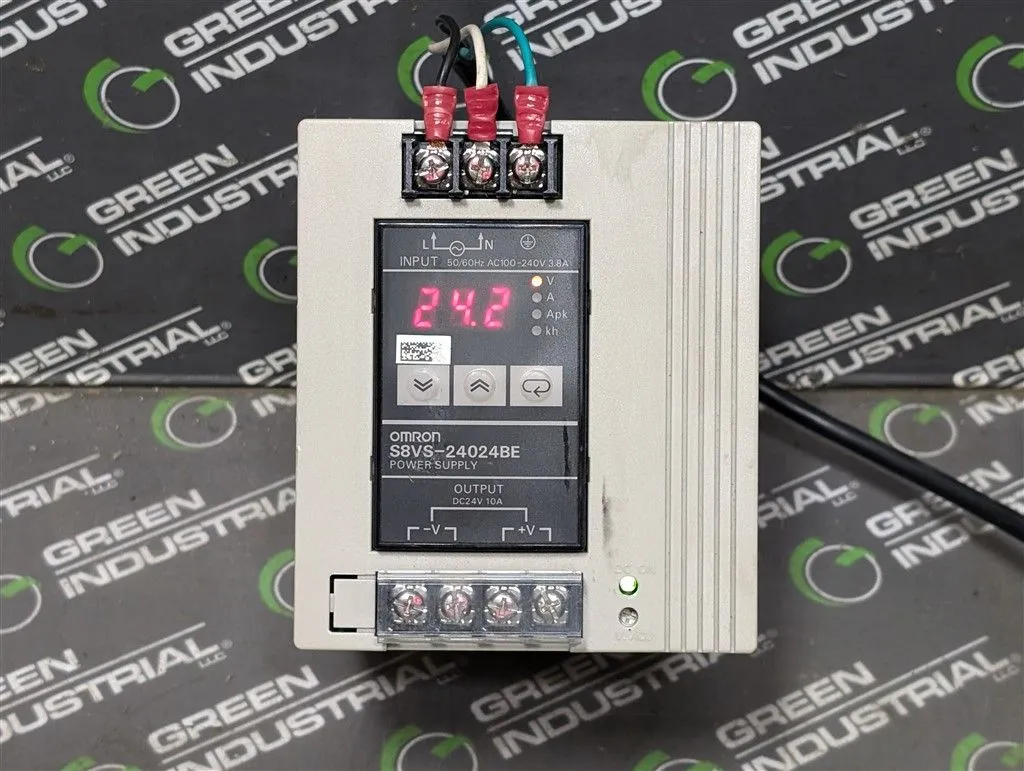 Omron S8VS-24024BE/ED2 Power Supply Module with Digital Display 24VDC 10A Used