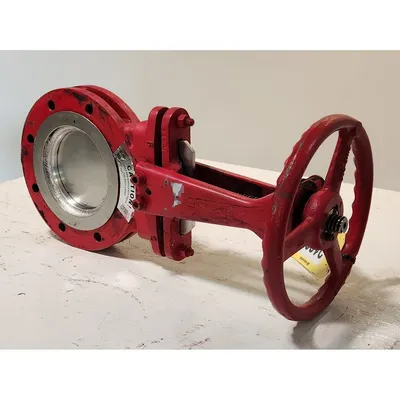 Used 6" Red Valve Inc. Stainless Steel Slide Gate Valve - Metal Seated