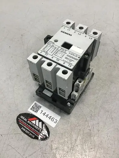 Used SIEMENS 3TF4622-OAK6 PLC Contactors | Ideal Machinery #624089