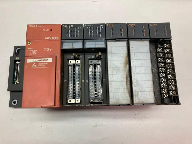 Used MITSUBISHI A1S61PN A1SX42-S2 A1SH42 A1SY10 Industrial Controls | Surplus Asset Holdings #1220647