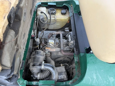 (1) 2019 E-Z-Go EFI golf cart with a Kawasaki gas engine, model 657061G01, includes canopy, fold-dow...