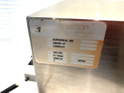 Used Enercon Super Seal™ Induction Cap Sealer SUPERSEAL 100 Cappers Tamper Evident - Induction Sealers Michigan US | Maverick Industrial Sales #1397638