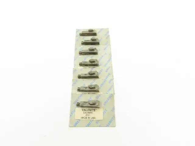Valenite ESU-8910 4T01 Tool Holder with Carbide Insert  Lot of 7