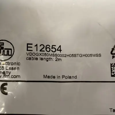 NEW IFM CONNECTION CABLE 2M