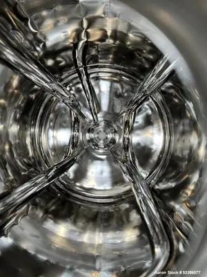 Used Precision Stainless Vertical Stainless Steel Jacketed Tank – With Casters