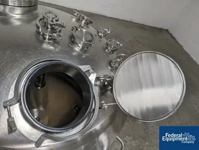 USED DCI 400 Liter DCI Jacketed Receiver Tank, 316L S/S, 45/125#