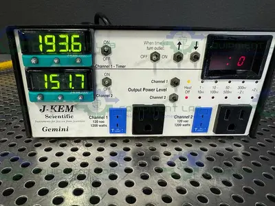 USED J-KEM SCIENTIFIC GEMINI  TEMPERATURE CONTROLLER 120 VAC, 1800 WATTS