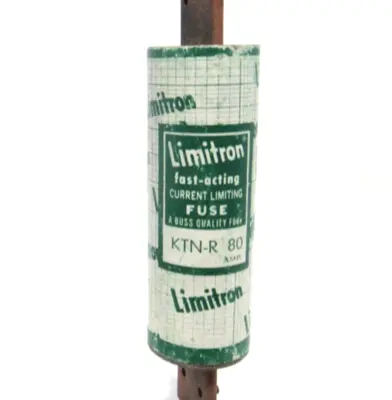 LOT OF 2 NEW LIMITRON KTN-R-80 FUSES KTNR80