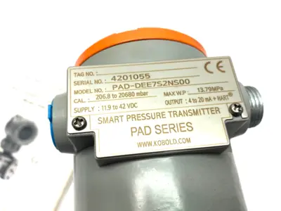 USED KOBOLD HEAVY-DUTY SMART DIFFERENTIAL PRESSURE TRANSMITTER