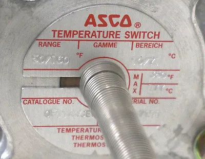 NEW ASCO SA11AR-QF11A4CER TEMPERATURE SWITCH SA11ARQF11A4CER