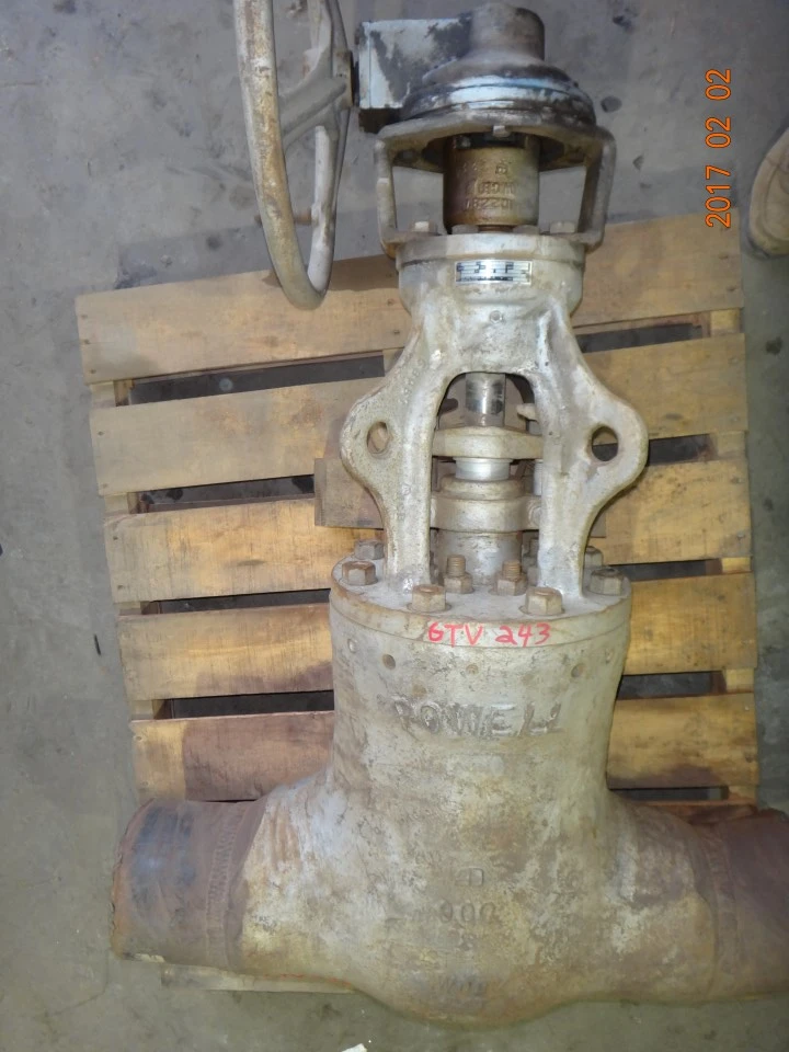 Powell 8", Class 900, WCB, Gate Valve