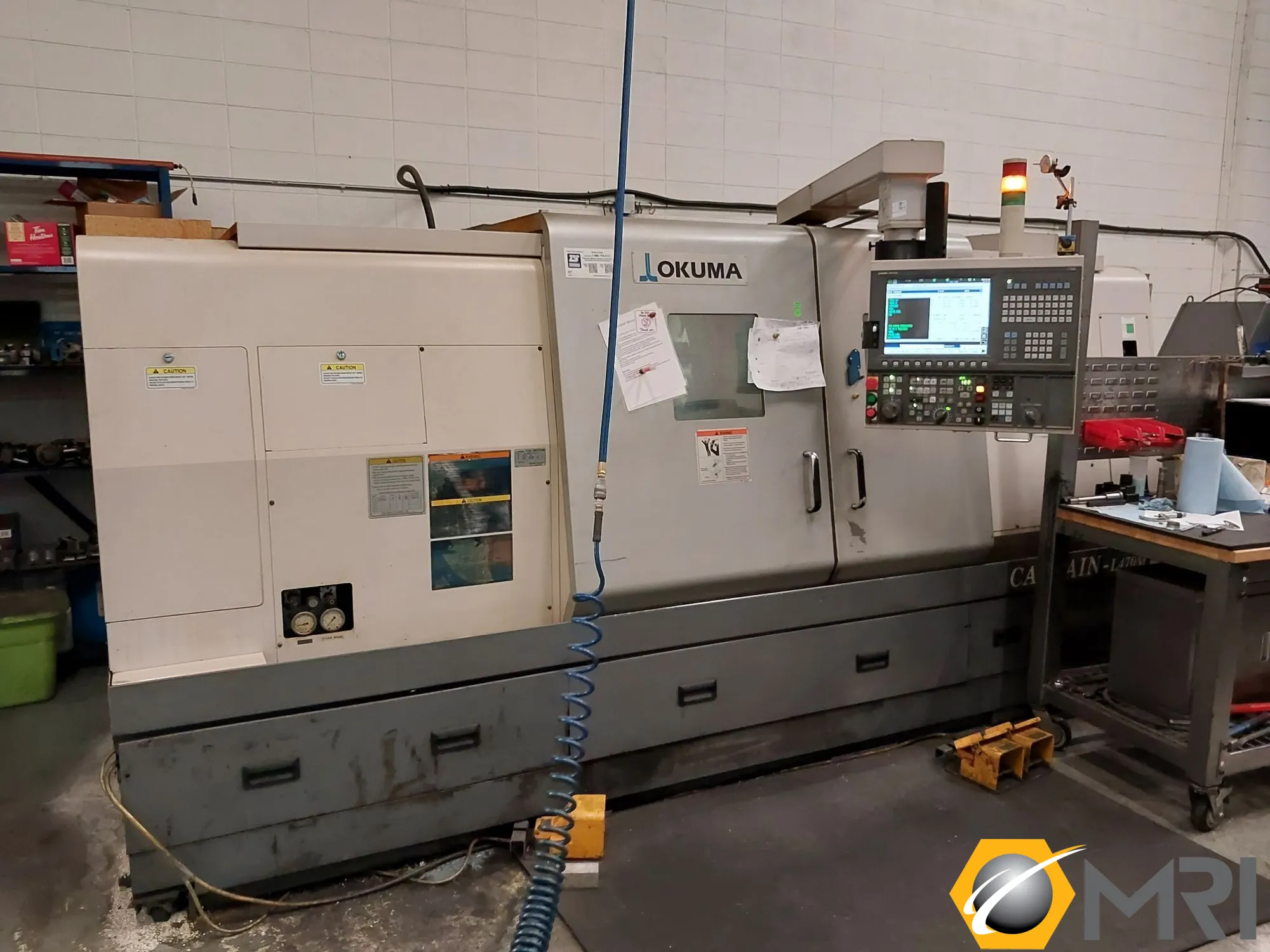 Okuma Captain L470M/1250 CNC Turning Center, New in 2007 | AB 605282