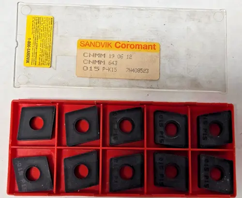 SANDVIK Coromant CNMM 643 015 P-K15 19 06 12 Lathe Carbide Inserts 10 Pcs New