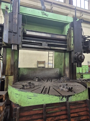 TITAN Ram & Turret Type Verticlal Turning Lathe, in working order, visible under power upon pre-agreement - TEMPORARILY ON HOLD