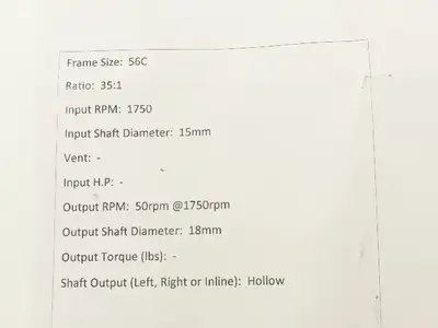 Used BONFIGLIOLI _UNKNOWN_ Speed Reducers Indiana US | Arrow Industrial #1250053