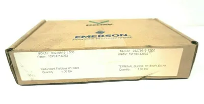 NEW EMERSON DELTAV KJ3242X1-BA1 FIELDBUS H1 SER.2 REV.H 12P2471X062 KJ3242X1BA1