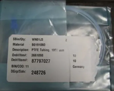 QTY. 1. PERKIN ELMER PTFE TUBING 1000 MM, SBIN NO:...