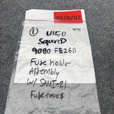 Used Square D ["9080 FB2611", "SAMI-2I"] Fuse Accessories California US | Davliegogo LLC #1708066