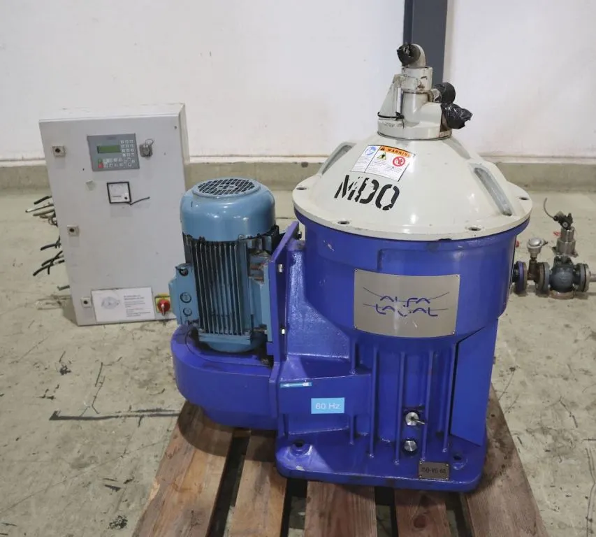 Alfa-Laval P-626 lube oil purifier, 316SS.