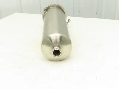 304 Stainless Water Circulator Housing 2 Gallon Tank 1.5" Tri-Clamp 6"x 21"L